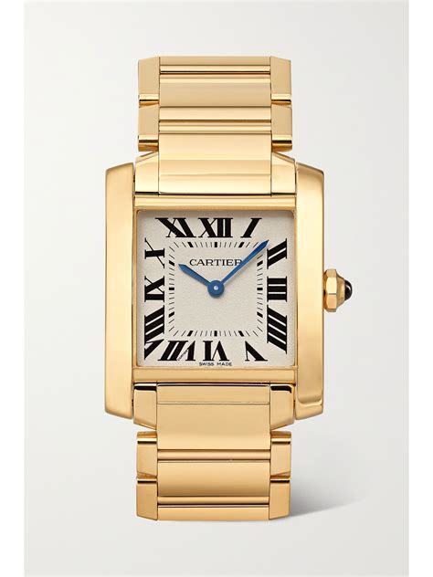 tank cartier goud|cartier 18 carat gold.